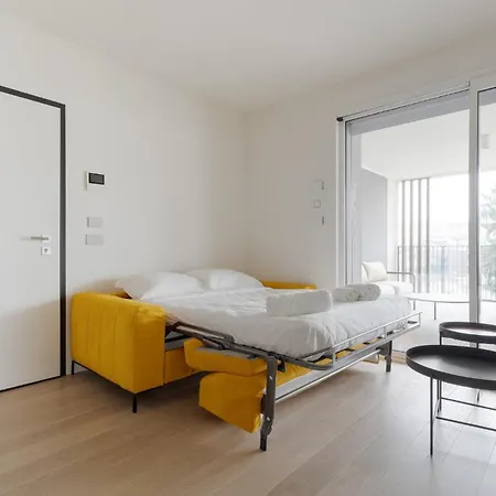 Guesthost - Lambrate Modern Flat With Terrace Lägenhet